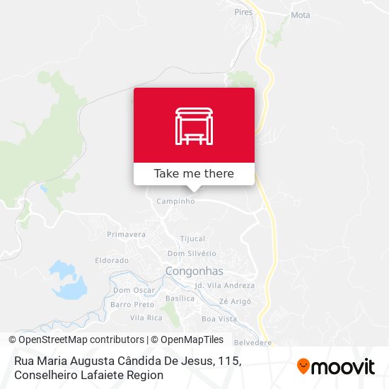 Rua Maria Augusta Cândida De Jesus, 115 map