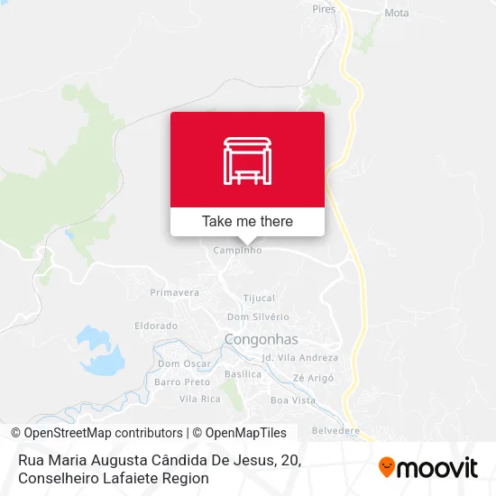 Rua Maria Augusta Cândida De Jesus, 20 map