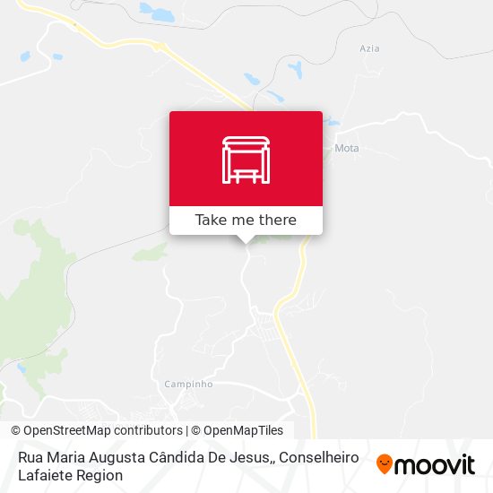 Rua Maria Augusta Cândida De Jesus, map