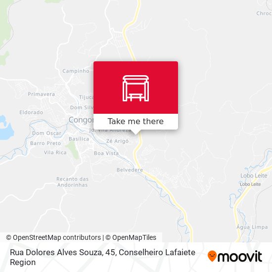 Rua Dolores Alves Souza, 45 map