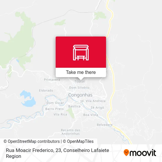 Rua Moacir Frederico, 23 map