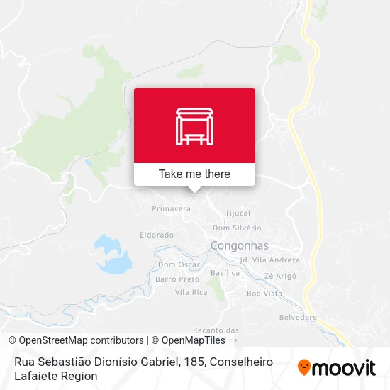 Rua Sebastião Dionísio Gabriel, 185 map
