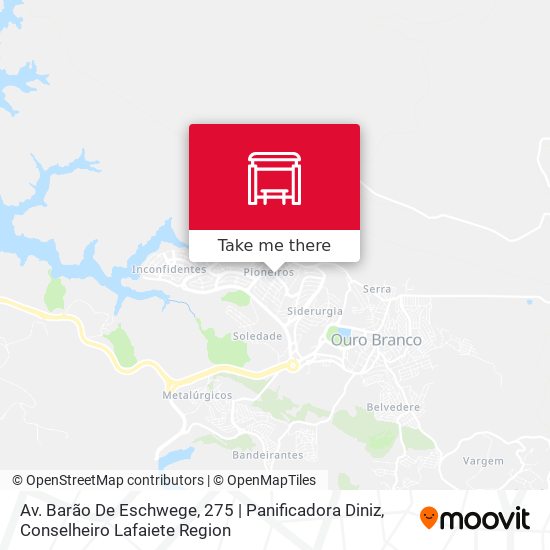 Av. Barão De Eschwege, 275 | Panificadora Diniz map