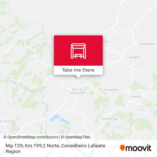 Mg-129, Km 199,2 Norte map