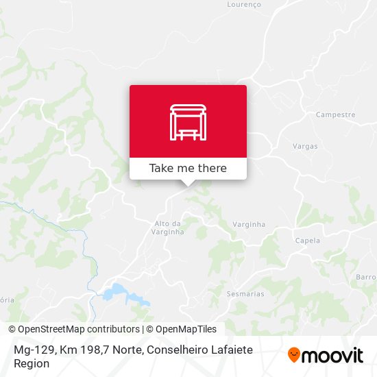 Mg-129, Km 198,7 Norte map
