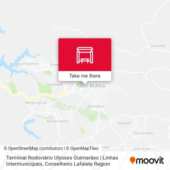 Terminal Rodoviário Ulysses Guimarães | Linhas Intermunicipais map