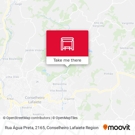 Rua Água Preta, 2165 map