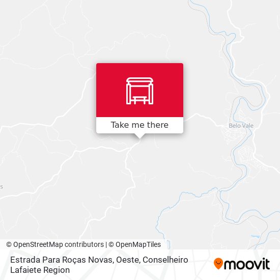 Estrada Para Roças Novas, Oeste map
