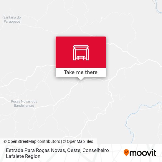 Estrada Para Roças Novas, Oeste map