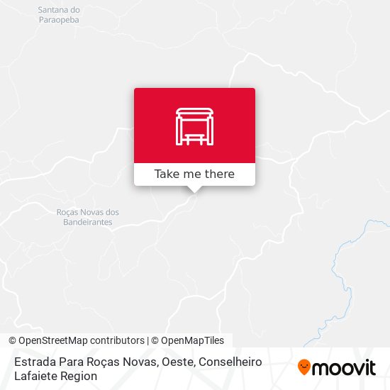Estrada Para Roças Novas, Oeste map