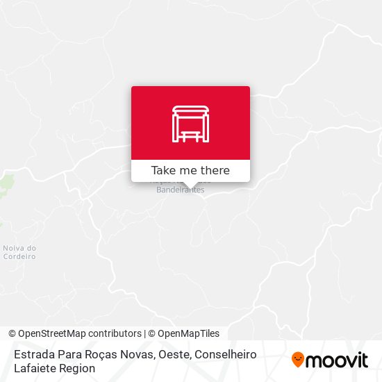 Estrada Para Roças Novas, Oeste map