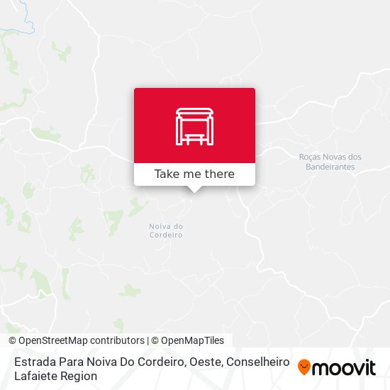 Estrada Para Noiva Do Cordeiro, Oeste map
