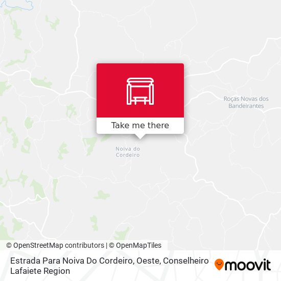 Estrada Para Noiva Do Cordeiro, Oeste map
