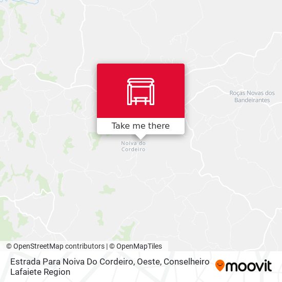 Estrada Para Noiva Do Cordeiro, Oeste map