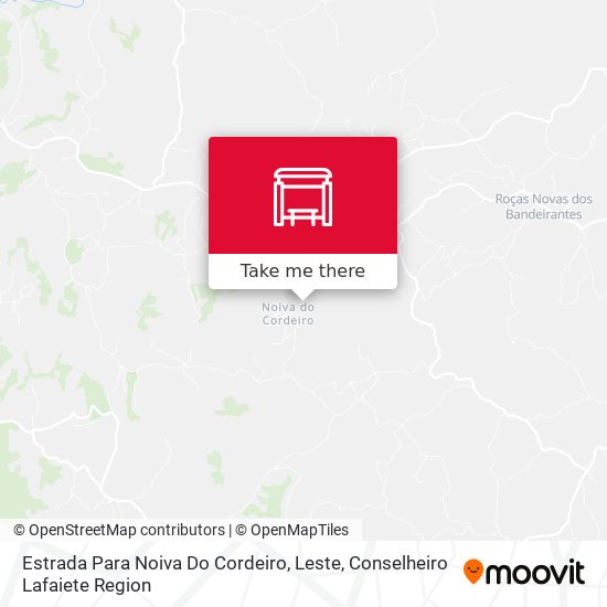 Estrada Para Noiva Do Cordeiro, Leste map