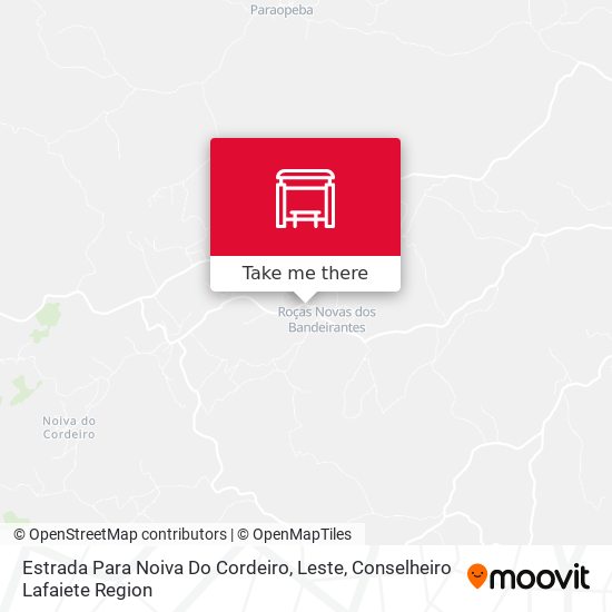Estrada Para Noiva Do Cordeiro, Leste map