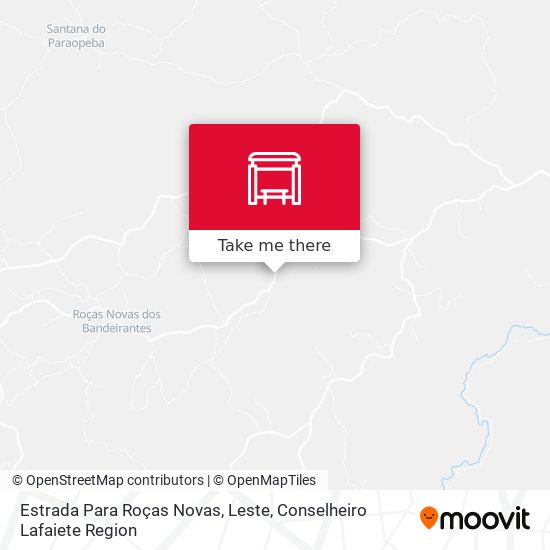 Estrada Para Roças Novas, Leste map