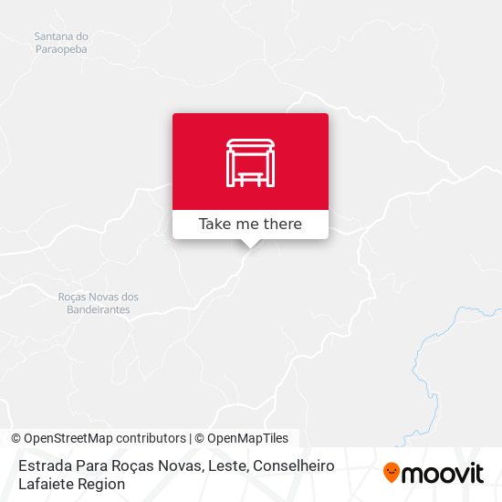 Estrada Para Roças Novas, Leste map