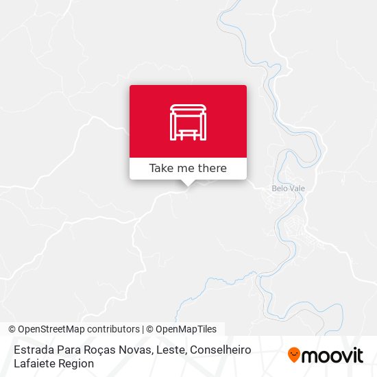 Estrada Para Roças Novas, Leste map