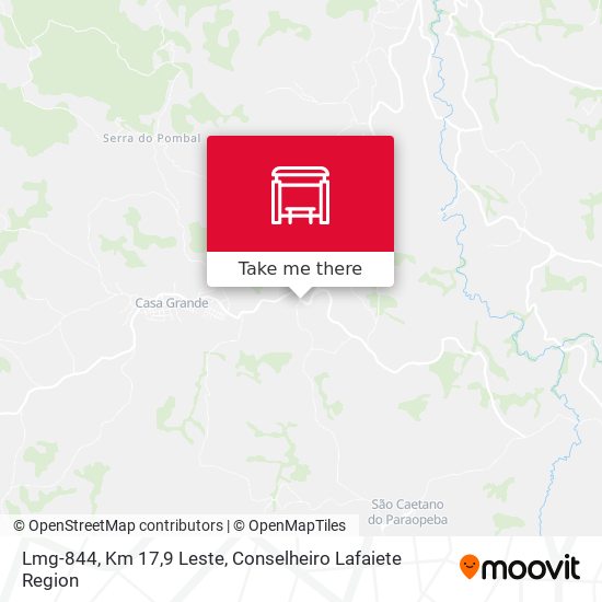 Lmg-844, Km 17,9 Leste map