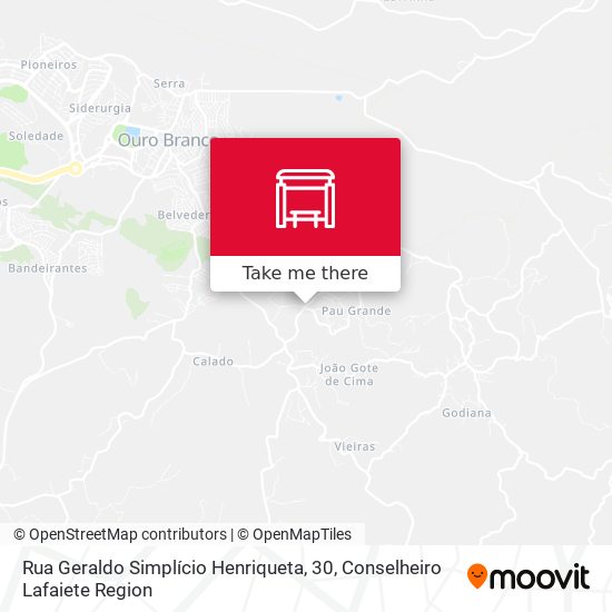 Mapa Rua Geraldo Simplício Henriqueta, 30