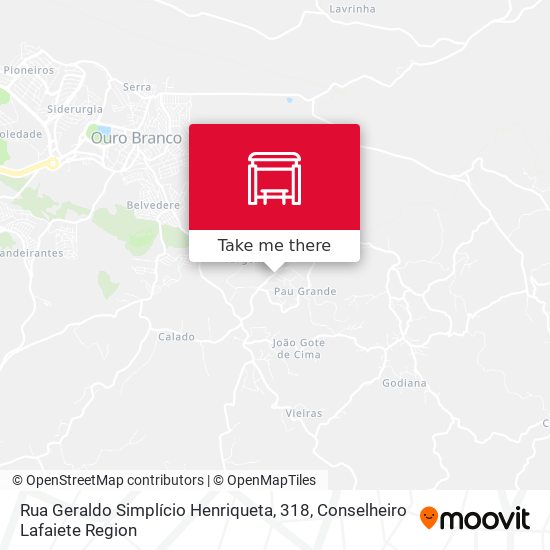 Rua Geraldo Simplício Henriqueta, 318 map