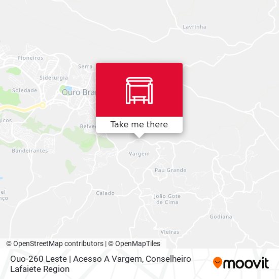 Ouo-260 Leste | Acesso A Vargem map