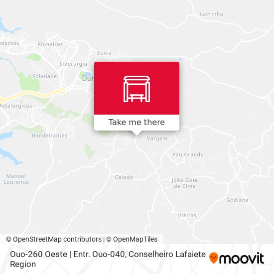 Ouo-260 Oeste | Entr. Ouo-040 map