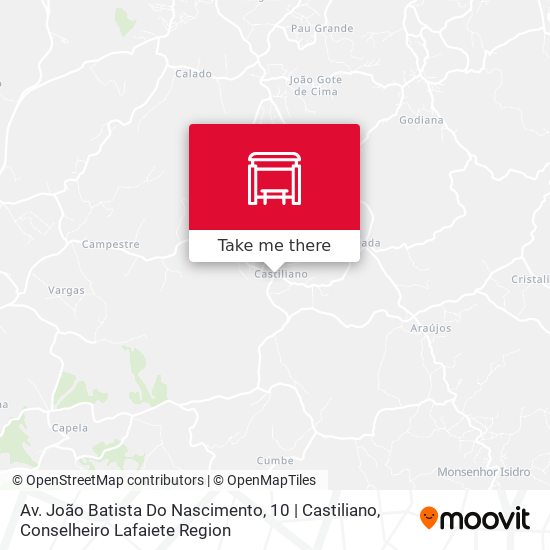 Av. João Batista Do Nascimento, 10 | Castiliano map