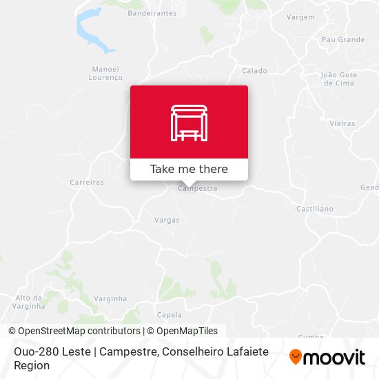 Ouo-280 Leste | Campestre map