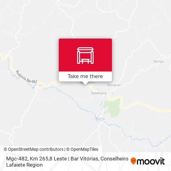 Mgc-482, Km 265,8 Leste | Bar Vitórias map