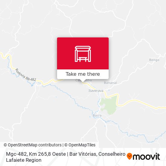 Mgc-482, Km 265,8 Oeste | Bar Vitórias map