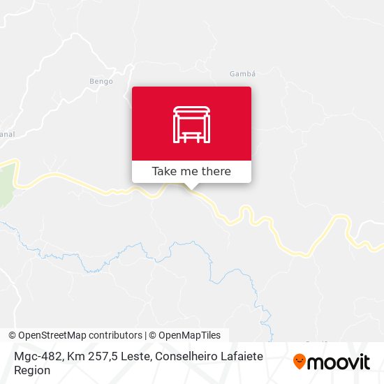 Mgc-482, Km 257,5 Leste map