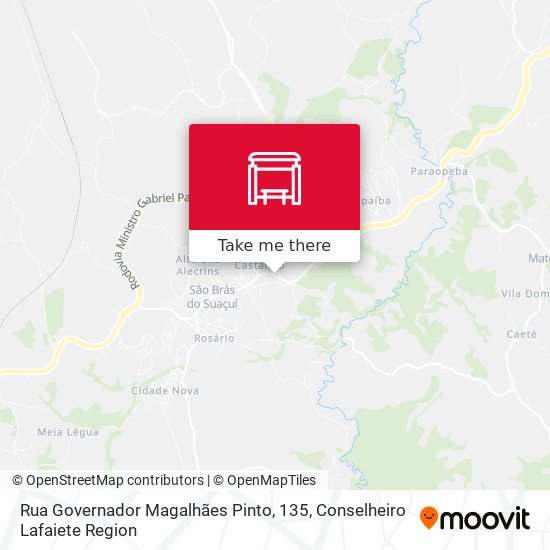 Rua Governador Magalhães Pinto, 135 map