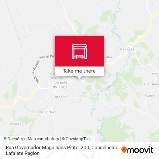 Rua Governador Magalhães Pinto, 200 map