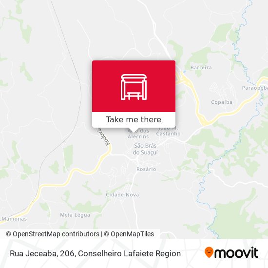 Rua Jeceaba, 206 map