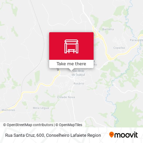 Rua Santa Cruz, 600 map