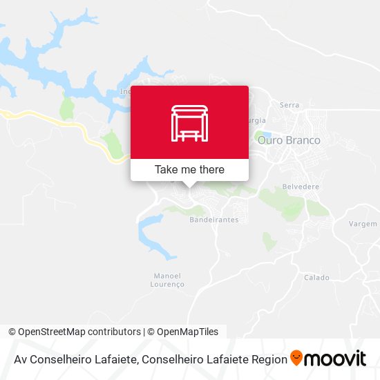 Av Conselheiro Lafaiete map