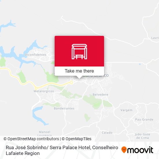 Rua José Sobrinho/ Serra Palace Hotel map