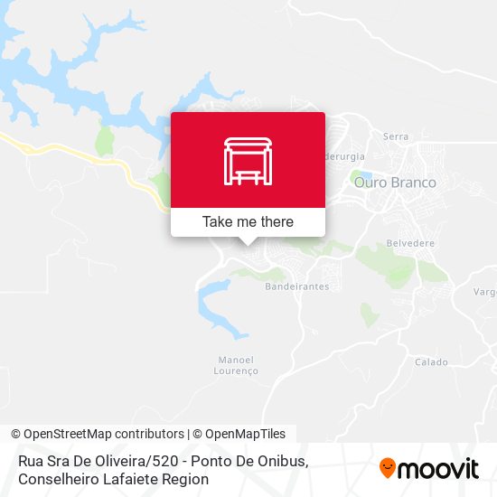 Rua Sra De Oliveira / 520 - Ponto De Onibus map