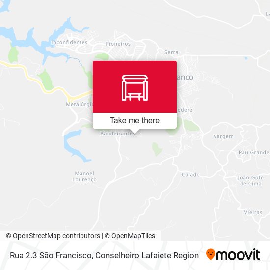 Rua 2.3 São Francisco map