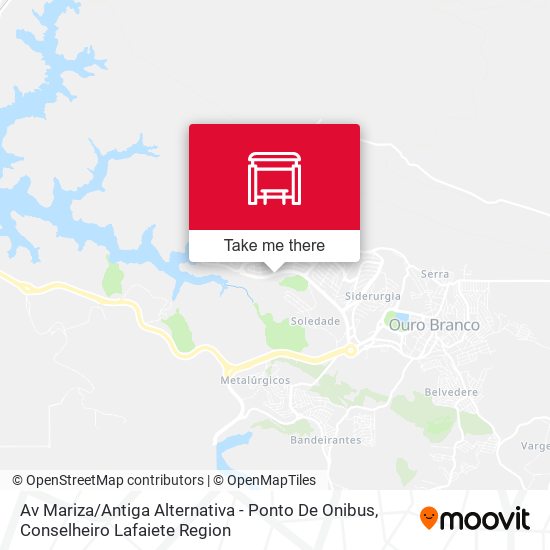 Av Mariza / Antiga Alternativa - Ponto De Onibus map