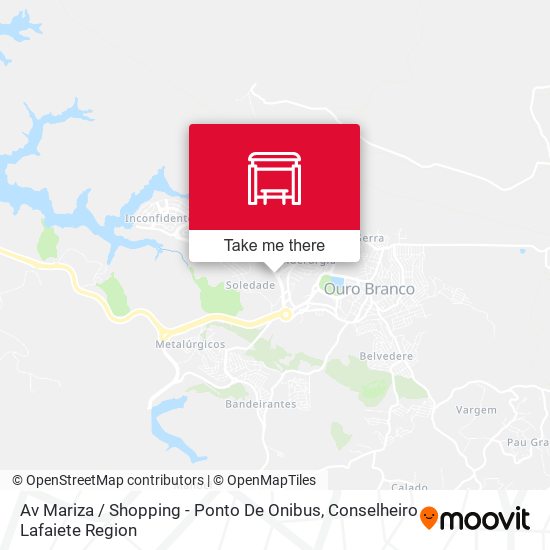 Mapa Av Mariza / Shopping - Ponto De Onibus