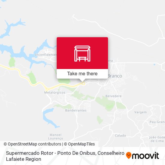 Supermercado Rotor - Ponto De Onibus map