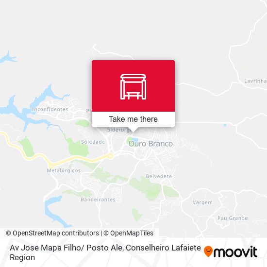 Av Jose Mapa Filho/ Posto Ale map