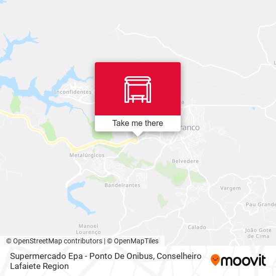 Supermercado Epa - Ponto De Onibus map