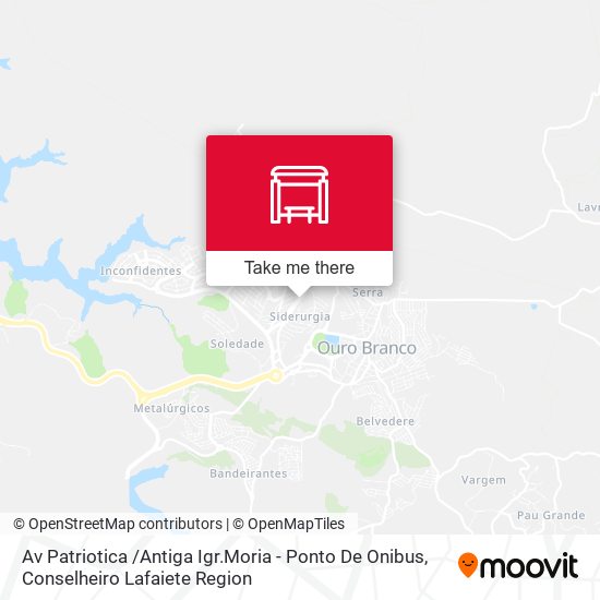 Av Patriotica /Antiga Igr.Moria - Ponto De Onibus map