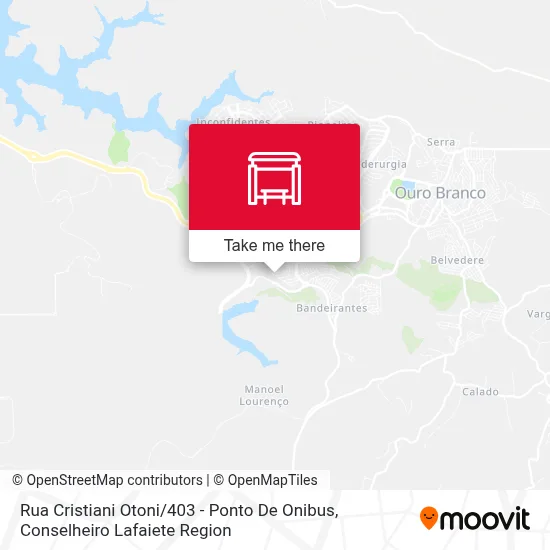 Rua Cristiani Otoni / 403 - Ponto De Onibus map