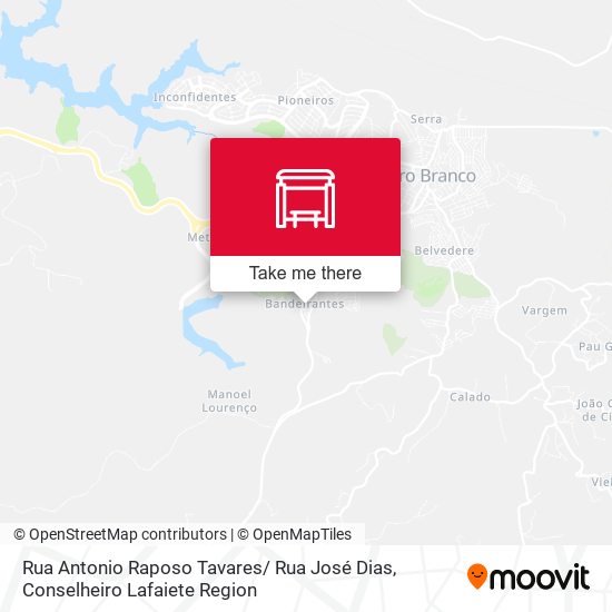 Rua Antonio Raposo Tavares/ Rua José Dias map