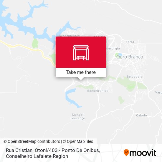 Rua Cristiani Otoni / 403 - Ponto De Onibus map